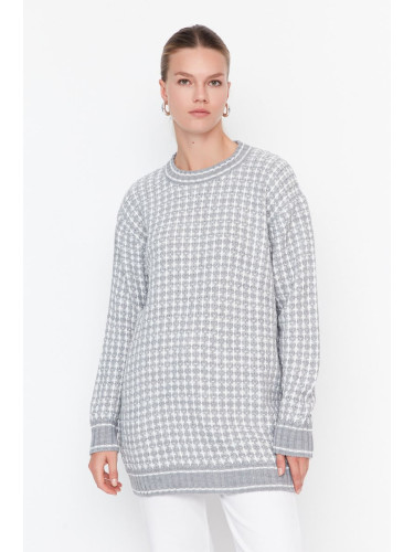 Trendyol Gray Knitwear Sweater