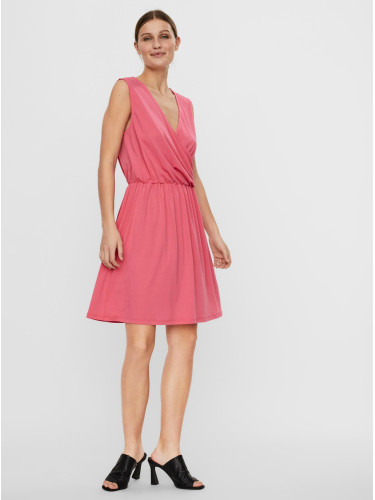 Pink dress VERO MODA Haidy - Women