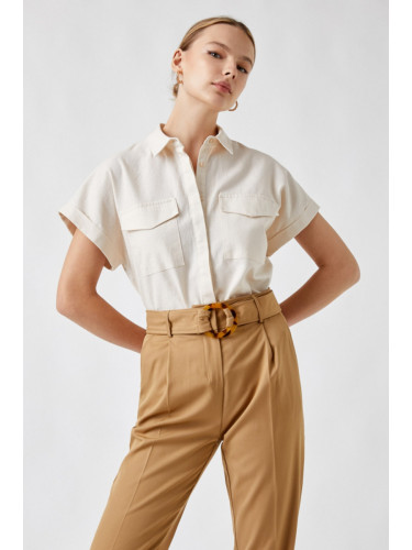 Koton Women's Beige Shirt