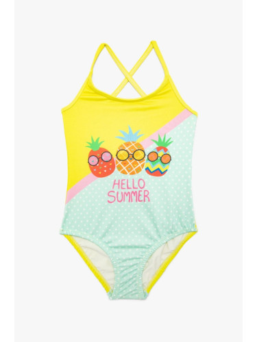 Koton Patterned Girls' Swimwear