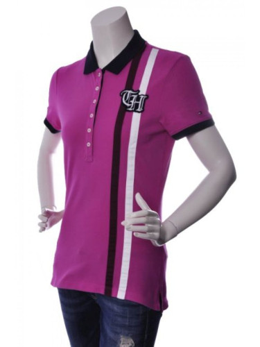 Tommy Hilfiger Polo shirt - PELHAM POLO SS purple