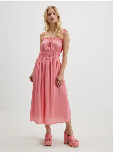 Women's pink maxi dress VERO MODA Helyn - Women