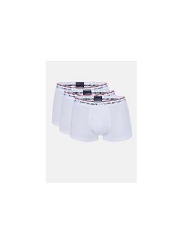 Set of three men's hip boxers in white Tommy Hilfiger Underwe - Men