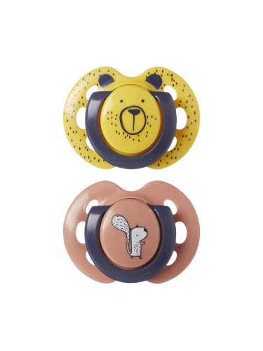 Залъгалки Tommee Tippee Fun Friends 0-6м мече/катерица 2 бр
