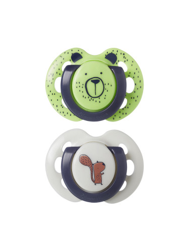 Залъгалки Tommee Tippee Fun Friends 0-6м мече/катерица 2 бр
