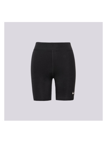 Nike Шорти W Nsw Nk Clsc Hr 8In Short Essentials дамски Дрехи Къси панталони DV7797-010 Черен