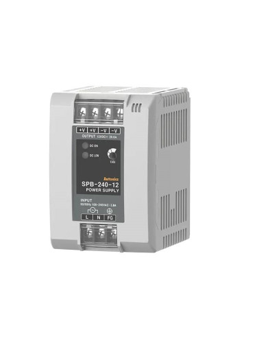 Импулсно захранване за DIN шина, SPB-240-12, 12VDC, 20A, 1240W, AUTONICS