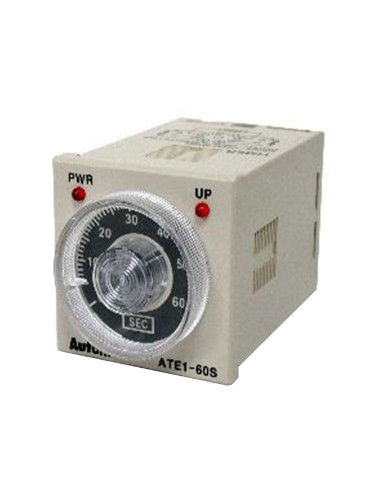 Реле за време ATE1-60S, аналогово, закъснение вкл, 0s~60s, 24VDC/3A, 220VAC/3A, 2NO+2NC
