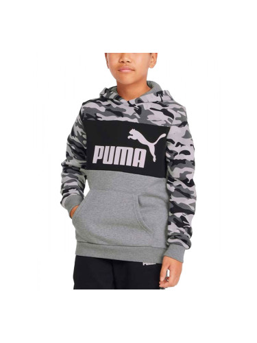 PUMA Essentials+ Camo Hoodie Black/Grey