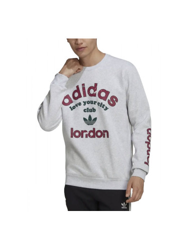 ADIDAS Originals London Logo Sweatshirt Grey