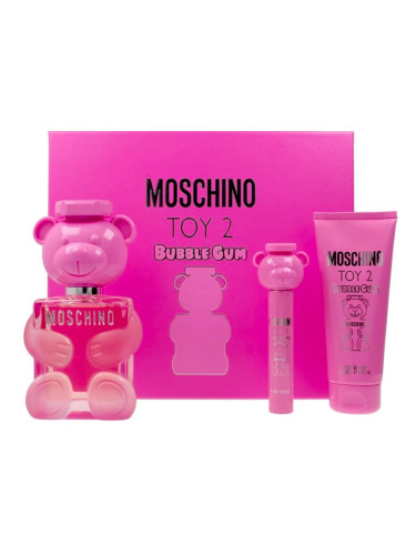 Moschino Toy 2 Bubble Gum Комплект за жени EDT Tоалетна вода 100 ml Балсам за тяло 100 ml EDT Tоалетна вода 10 ml Spring 2024