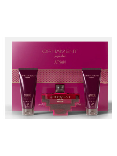 Afnan Ornament Purple Allure Дамски комплект EDP Парфюм 100 ml Балсам за тяло 100 ml Душ гел 100 ml /2021