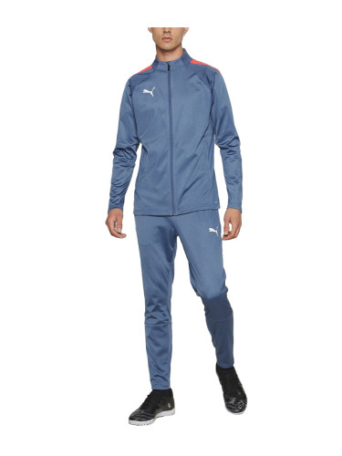 PUMA TeamLiga DryCell Tracksuit Blue/Pink