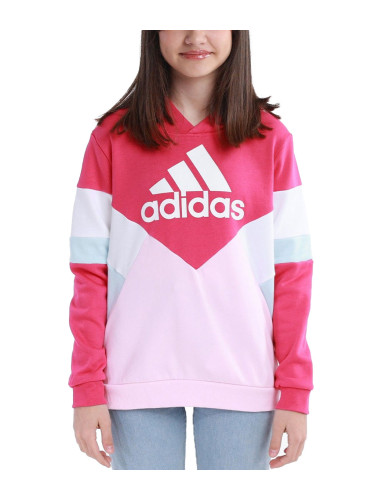 ADIDAS Sportswear Colorblock Fleece Hoodie Pink