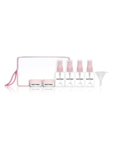 Notino Travel Collection Travel Bottle Set контейнери за пътуване за многократна употреба Pink