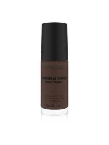 Catrice Invisible Cover Foundation течен покривен фон дьо тен с матиращ ефект цвят 085N 30 мл.