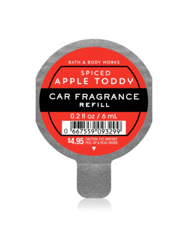 Bath & Body Works Spiced Apple Toddy aроматизатор за автомобил пълнител 6 мл.