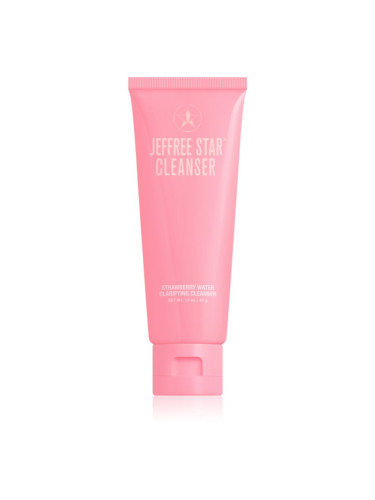 Jeffree Star Cosmetics Jeffree Star Skin Strawberry Water почистващ гел за лице 43 гр.