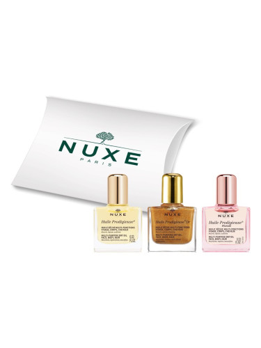 Nuxe Huile Prodigieuse Set комплект (с олио) за лице и тяло