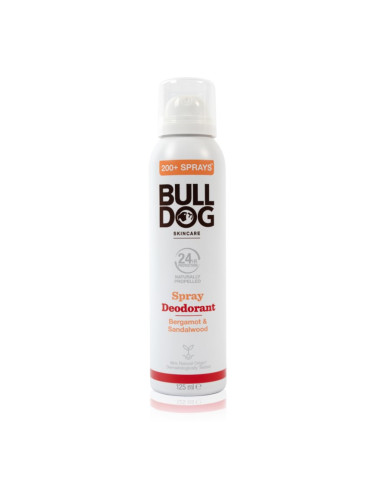 Bulldog Bergamot &Sandalwood Spray Deodorant дезодорант в спрей без алуминий 125 мл.