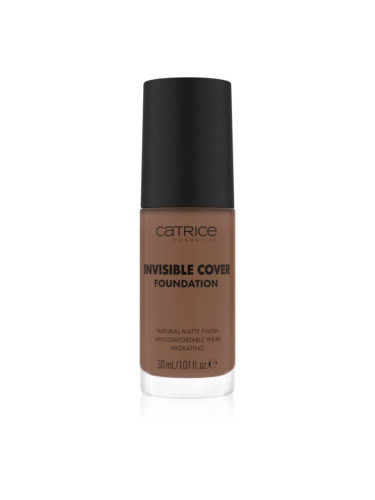 Catrice Invisible Cover Foundation течен покривен фон дьо тен с матиращ ефект цвят 057C 30 мл.