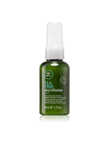 Paul Mitchell Tea Tree Wave Refresher освежаващ спрей за чуплива и къдрава коса 50 мл.