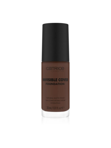 Catrice Invisible Cover Foundation течен покривен фон дьо тен с матиращ ефект цвят 072C 30 мл.