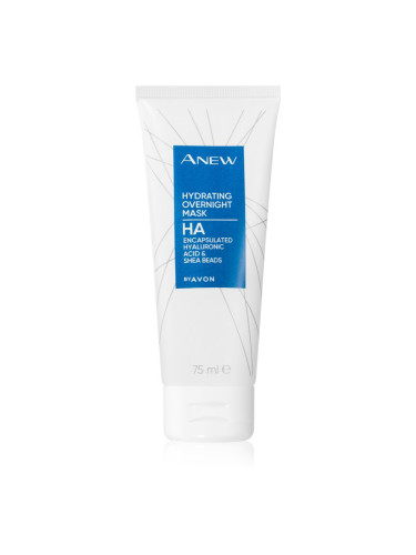 Avon Anew Hydro-Advance нощна хидратираща маска с хиалуронова киселина 75 мл.