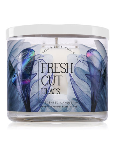 Bath & Body Works Fresh Cut Lilacs ароматна свещ 411 гр.