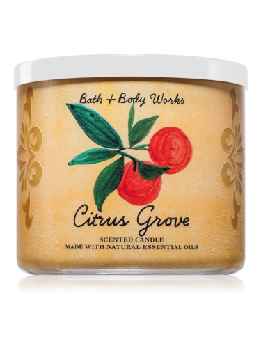 Bath & Body Works Citrus Grove ароматна свещ 411 гр.