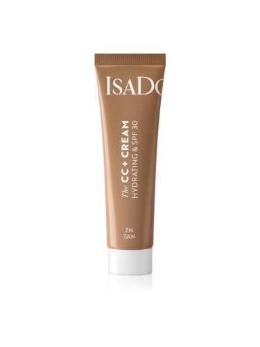 IsaDora CC + Cream хидратиращ СС крем SPF 30 цвят 7N Tan 30 мл.