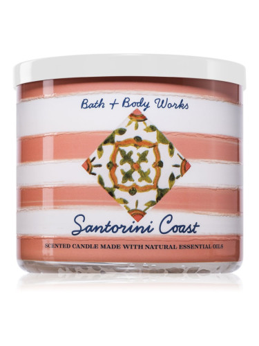 Bath & Body Works Santorini Coast ароматна свещ 411 гр.