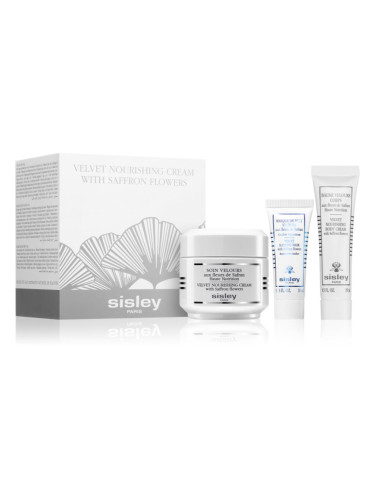 Sisley Velvet Nourishing Cream with Saffron Flowers комплект за грижа за лице