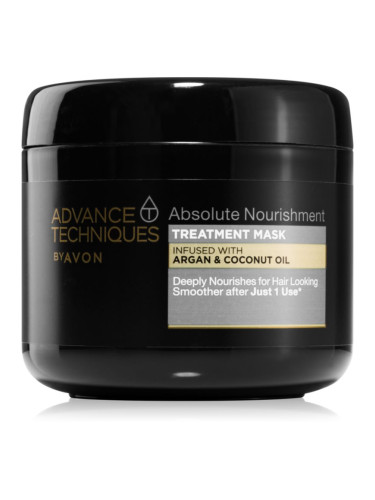 Avon Advance Techniques Absolute Nourishment дълбоко подхранваща маска с арганово масло 375 мл.