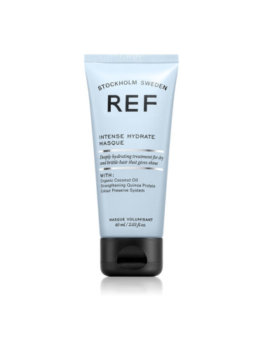 REF Intense Hydrate Masque интензивна хидратираща и подхранваща маска за суха и непокорна коса 60 мл.