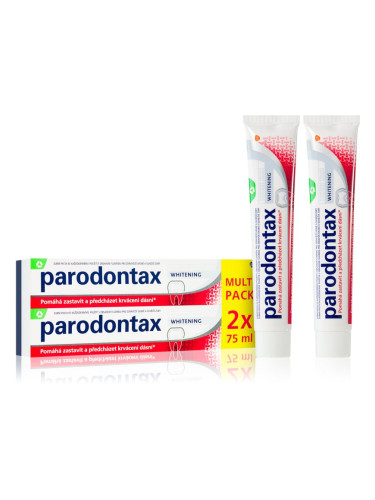 Parodontax Whitening избелваща паста за зъби срещу кървене на венците 2x75 мл.