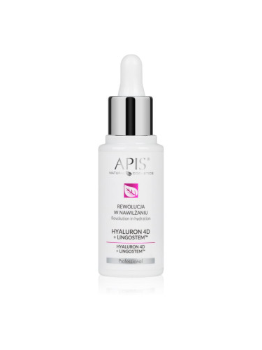 Apis Natural Cosmetics Hyaluron 4D + Lingostem хидратираща емулсия 30 мл.