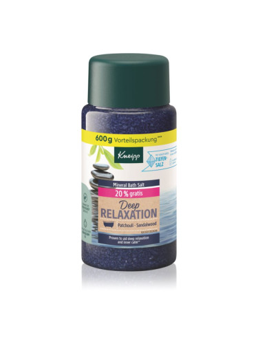 Kneipp Deep Relaxation сол за баня 600 гр.