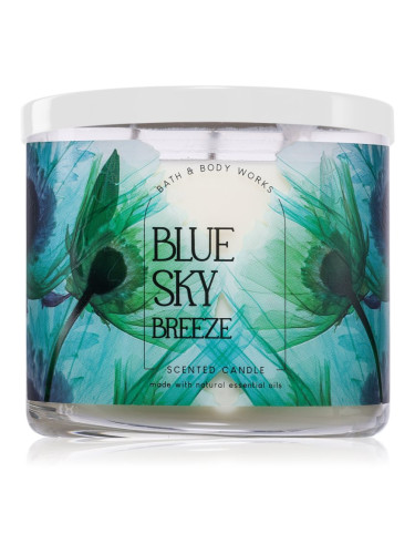 Bath & Body Works Blue Sky Breeze ароматна свещ 411 гр.