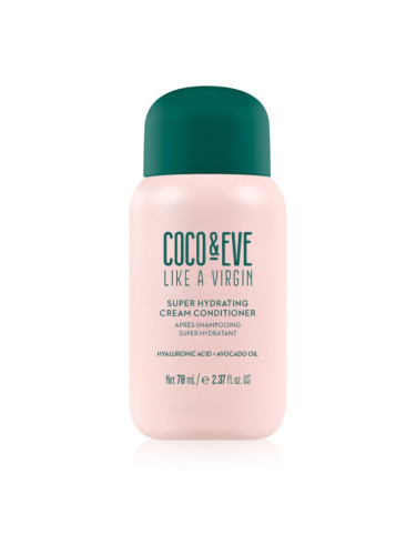 Coco & Eve Like A Virgin Super Hydrating Cream Conditioner хидратиращ балсам за блясък и мекота на косата 70 мл.