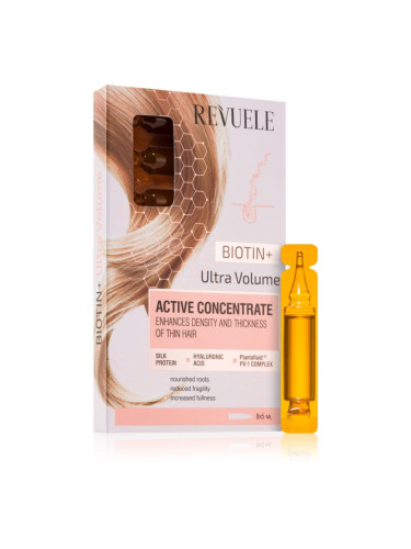 Revuele Active Hair Concentrate Biotin+ Ultra Volume ампули за обем 8x5 мл.