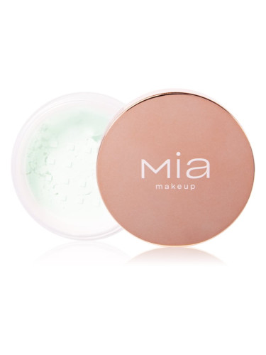 Mia Cosmetics Loose Powder минерална насипен фон дьо тен за матиране цвят Green 10 гр.