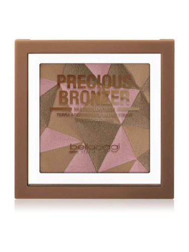 bellaoggi Precious Bronzer Multicolor Tech компактна бронзираща пудра цвят Warm Sun 9 гр.