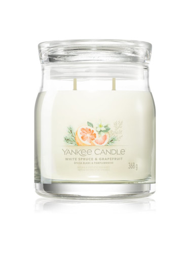 Yankee Candle White Spruce & Grapefruit ароматна свещ 368 гр.