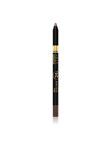 Avon Power Stay 24h молив-гел за очи цвят Chocolate Brown 1,2 гр.