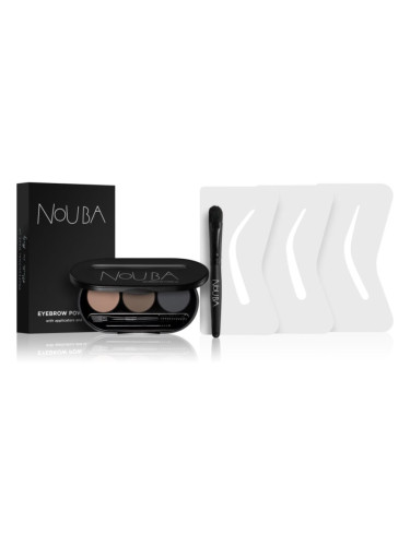 Nouba Eyebrow Powder Kit подаръчен комплект(за вежди)