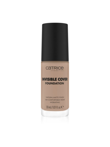 Catrice Invisible Cover Foundation течен покривен фон дьо тен с матиращ ефект цвят 025N 30 мл.