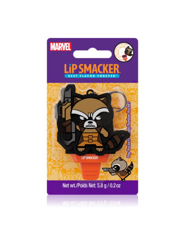 Lip Smacker Marvel Guardians of the Galaxy ключодържател с балсам за деца Rocket (Pop Rockets Candy) 5,8 гр.