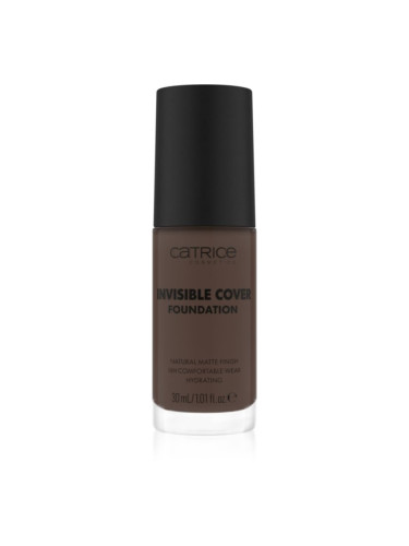 Catrice Invisible Cover Foundation течен покривен фон дьо тен с матиращ ефект цвят 087N 30 мл.