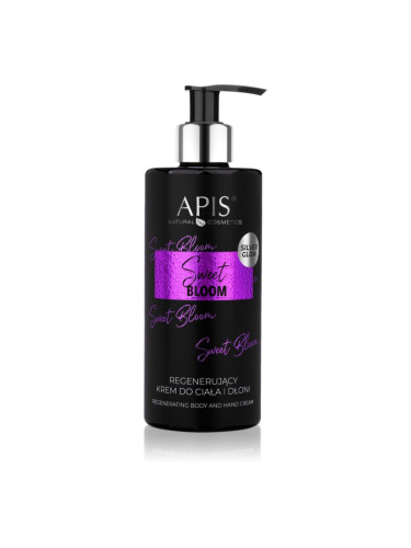 Apis Natural Cosmetics Sweet Bloom регенериращ крем за ръце и тяло 300 мл.